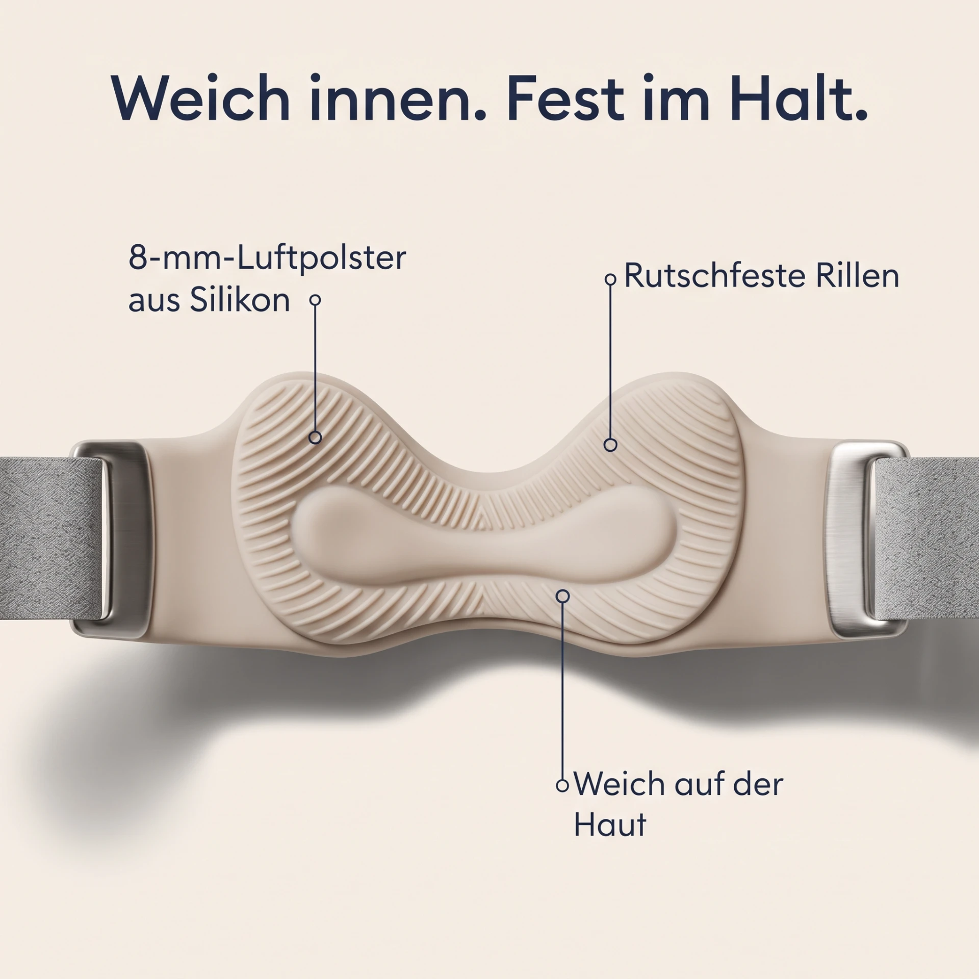 Silikonpolster mit Luftkissen